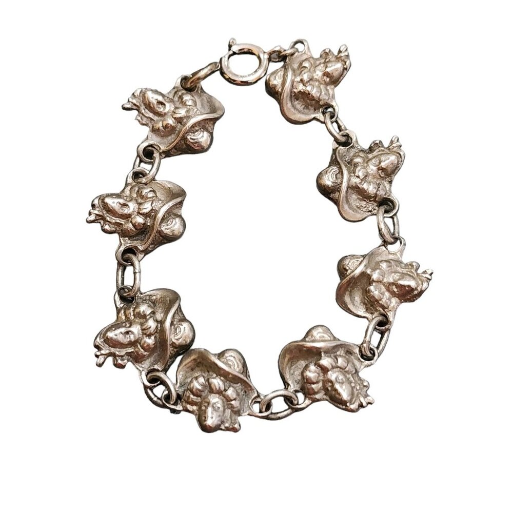 Wowsa Sterling Victorian Lady Linked Bracelet (A4585)